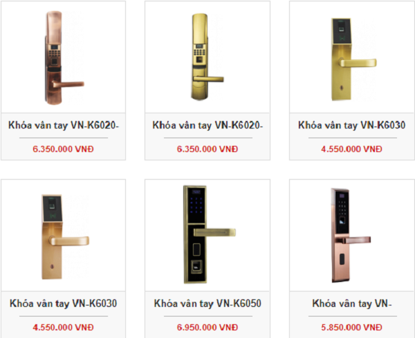 khóa vân tay cao cấp VNLOCK